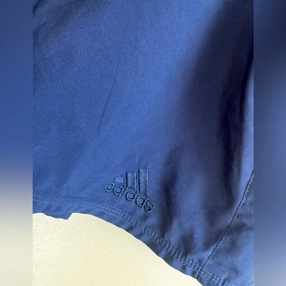 Vintage Adidas Navy Pleated Tennis Skirt - Navy Embroidered Logo - Medium - Picture 2 of 10